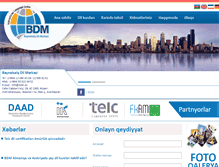 Tablet Screenshot of bdm.az